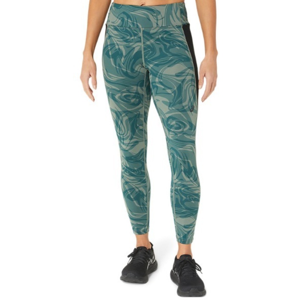 ASICS® (Women's XS) KATE™ 7/8 Tights in Ivy Sumi Drop‎